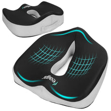 Feagar Seat Cushion, Memory Foam Chair Cushion Pads for Low Back, Breathable Posture Seat Pads for Office Chairs, Wheelchair, Kitchen Chairs, Recliner, Car Seats, Desk Chairs