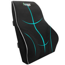 Lumbar Pillows Feagar, Memory Foam Pillows Back Cushion Lumbar Support for Car Home Office Chair,Ergonomics Orthopedic Design Relieve Back Sciatica and Tailbone Pain,Black