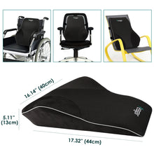 Feagar Lumbar Support Pillow/Back Cushion, Memory Foam Orthopedic Backrest for Car Seat, Office/Computer Chair and Wheelchair,Breathable & Ergonomic Design for Back Pain Relief