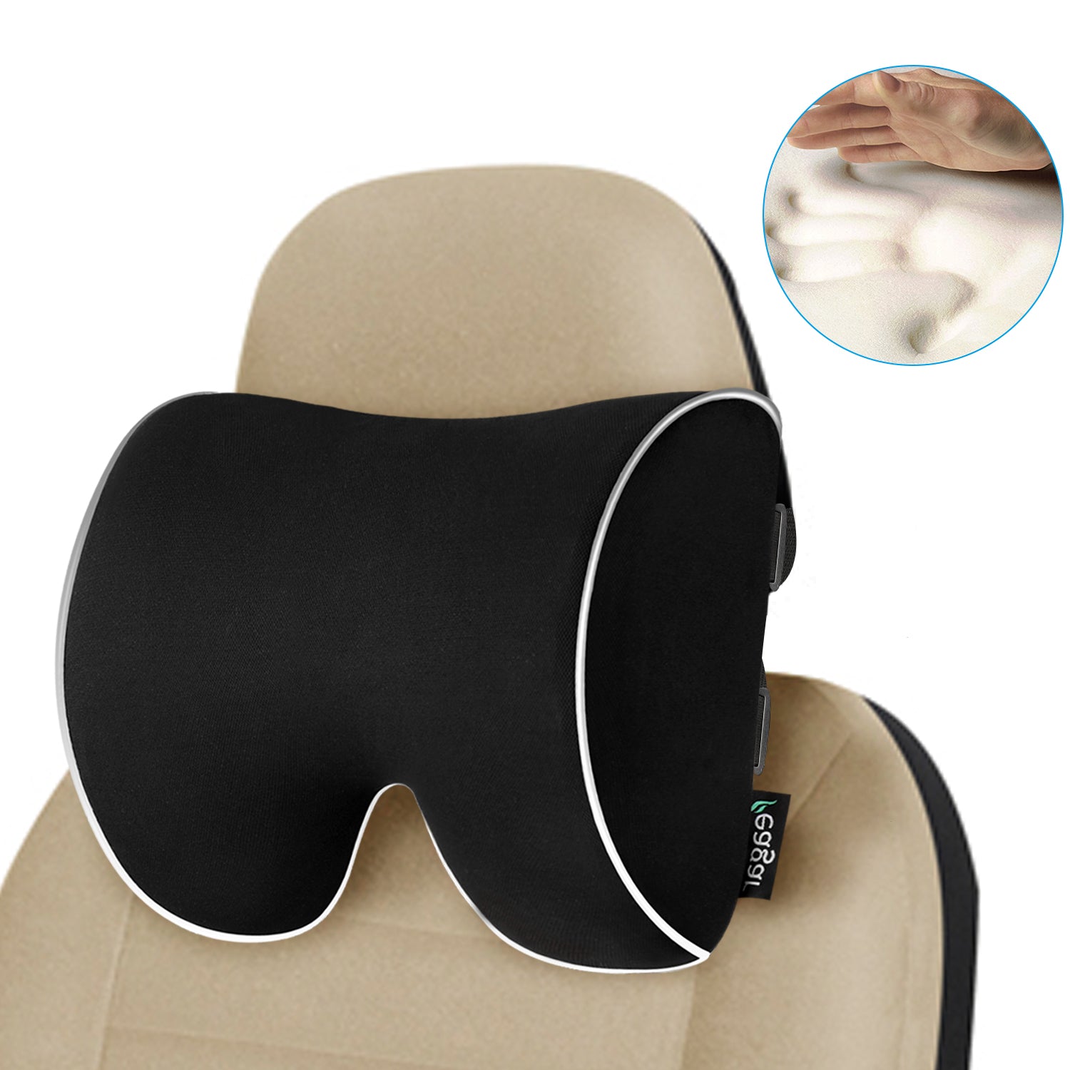 Buy Spurtar Car Headrest Pillow, Soft Velvet Adjustable Head Neck Support,  for Travel and Long Journeys Sleeping, U-shaped Car Safety Pillow for Kids  And Adults Online at Lowest Price Ever in India